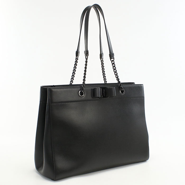 FERRAGAMO Chain Vala 21 H500 Tote bag Calfskin Women