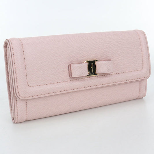 FERRAGAMO Vara ribbon 22 D154 Purse folio / Embossed Calfskin Women