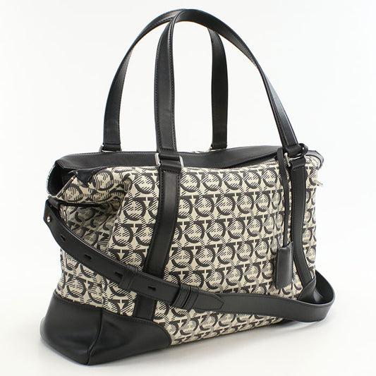 FERRAGAMO 2WAY Gancini 24 A187 Boston bag / Jacquard Women