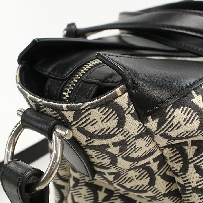 FERRAGAMO 2WAY Gancini 24 A187 Boston bag / Jacquard Women