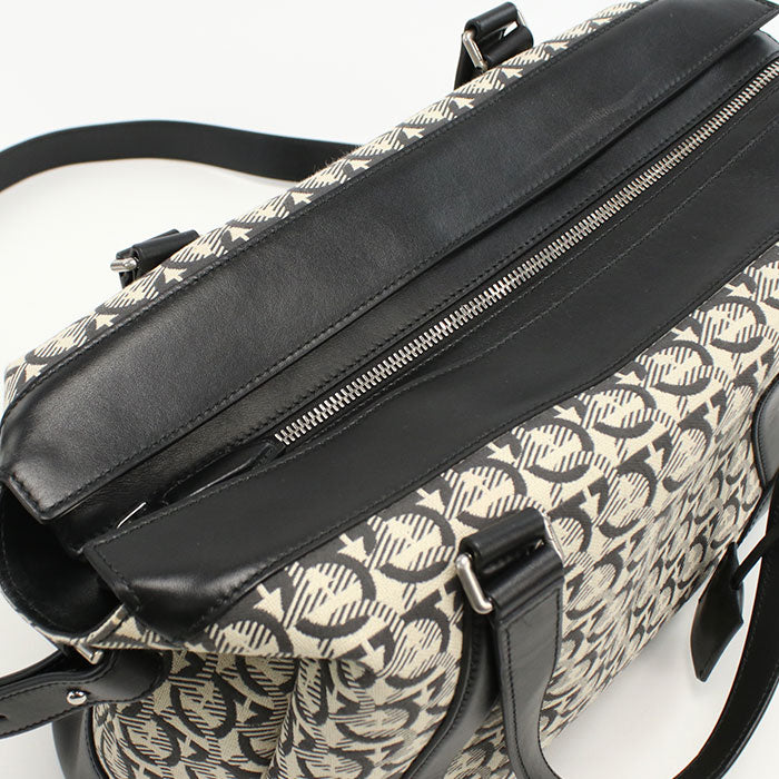 FERRAGAMO 2WAY Gancini 24 A187 Boston bag / Jacquard Women