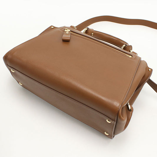 FERRAGAMO 2WAY Gancini 21 F606 Handbag Calfskin Women