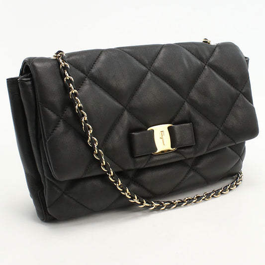 FERRAGAMO Chain Vala 21 E767 Shoulder bag Calfskin Women