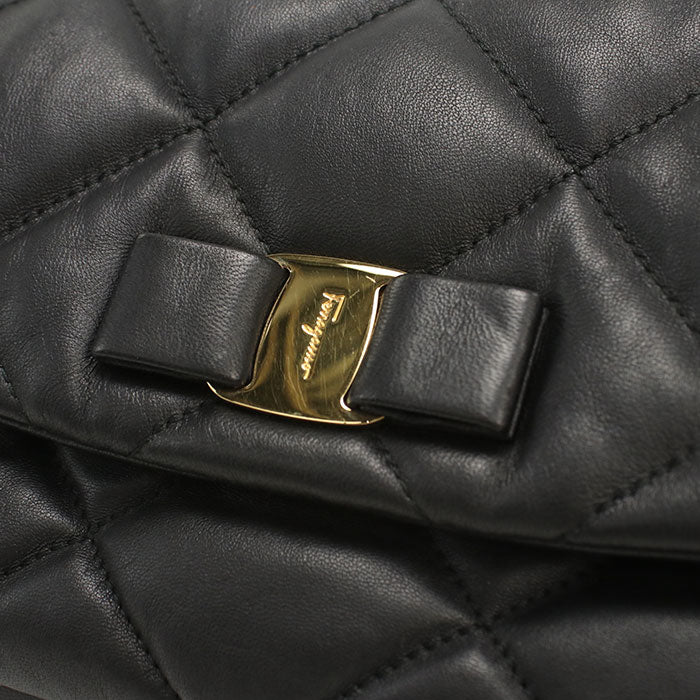 FERRAGAMO Chain Vala 21 E767 Shoulder bag Calfskin Women