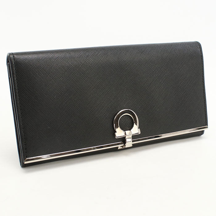 FERRAGAMO Gancini 22 4832 Purse folio Calfskin Women