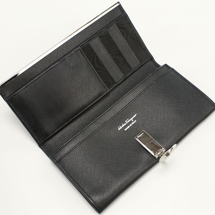 FERRAGAMO Gancini 22 4832 Purse folio Calfskin Women