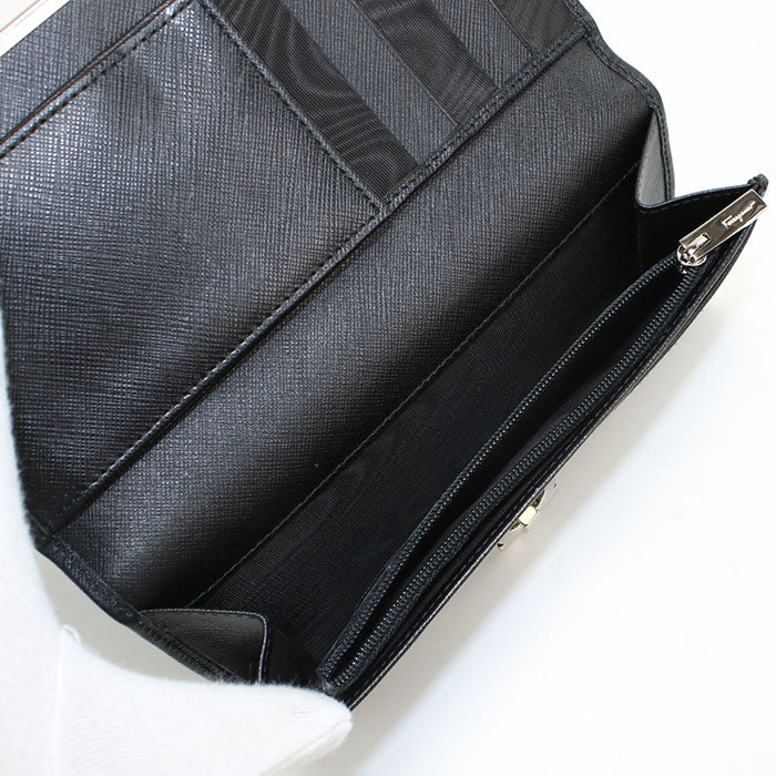 FERRAGAMO Gancini 22 4832 Purse folio Calfskin Women