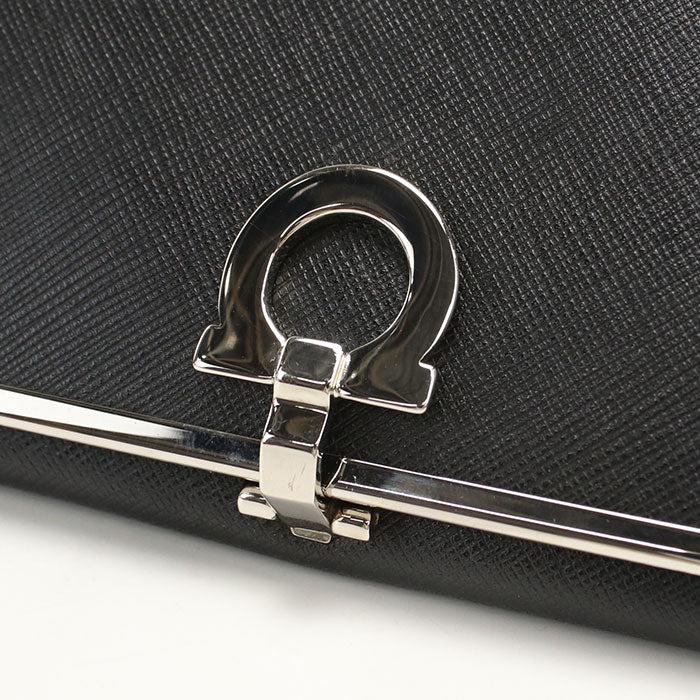 FERRAGAMO Gancini 22 4832 Purse folio Calfskin Women