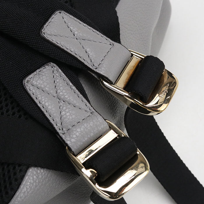 FERRAGAMO Backpack Gancini 21 H008 Backpack Calfskin Women