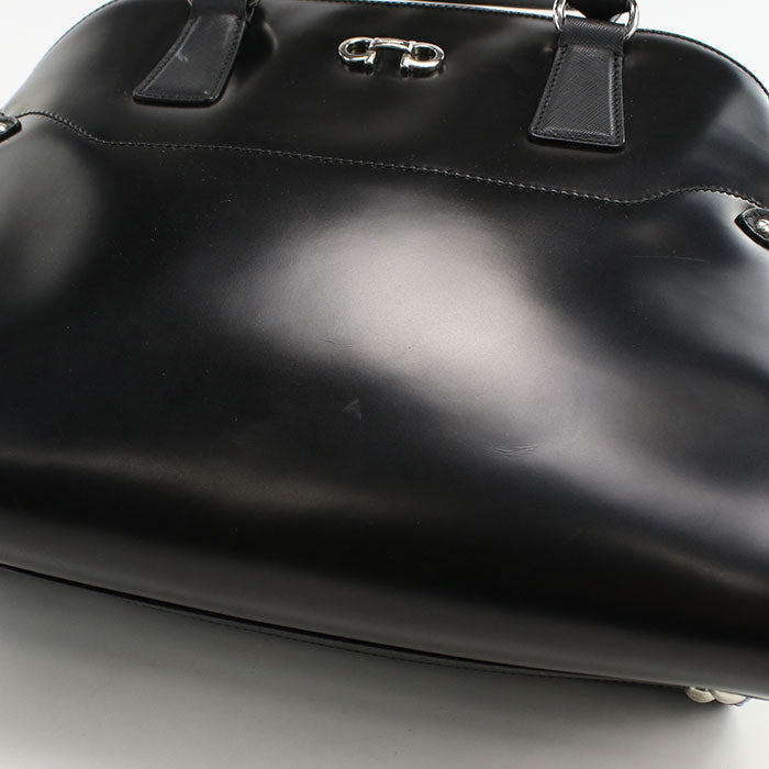 FERRAGAMO Gancini 21 C814 Handbag Calfskin Women