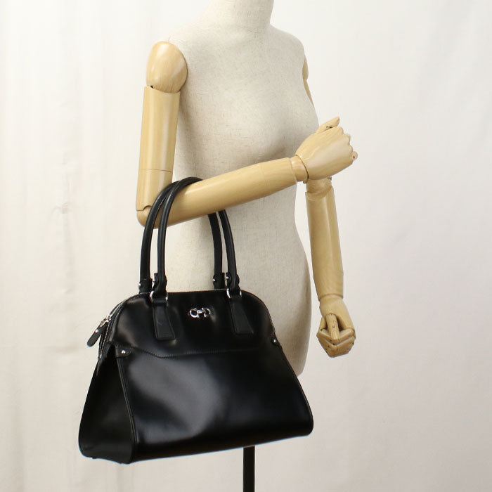 FERRAGAMO Gancini 21 C814 Handbag Calfskin Women