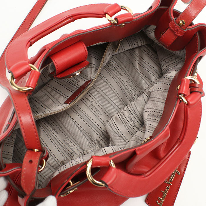 FERRAGAMO 2WAYTote bag Gancini 21 D313 Tote bag Calfskin Women