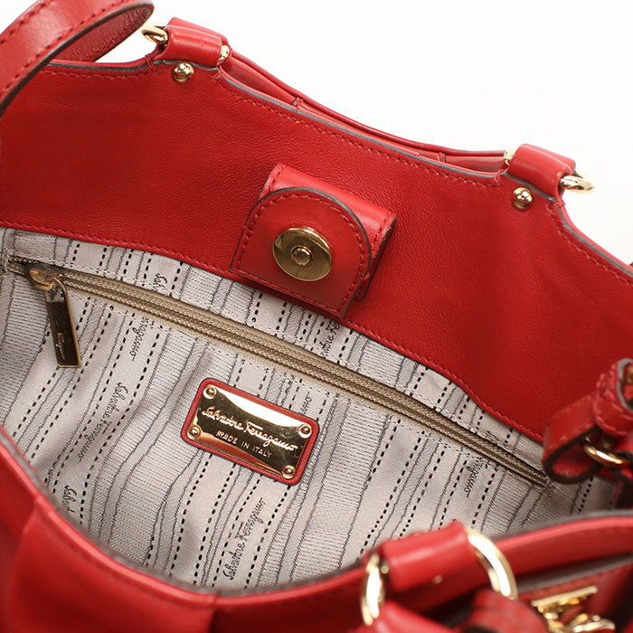 FERRAGAMO 2WAYTote bag Gancini 21 D313 Tote bag Calfskin Women