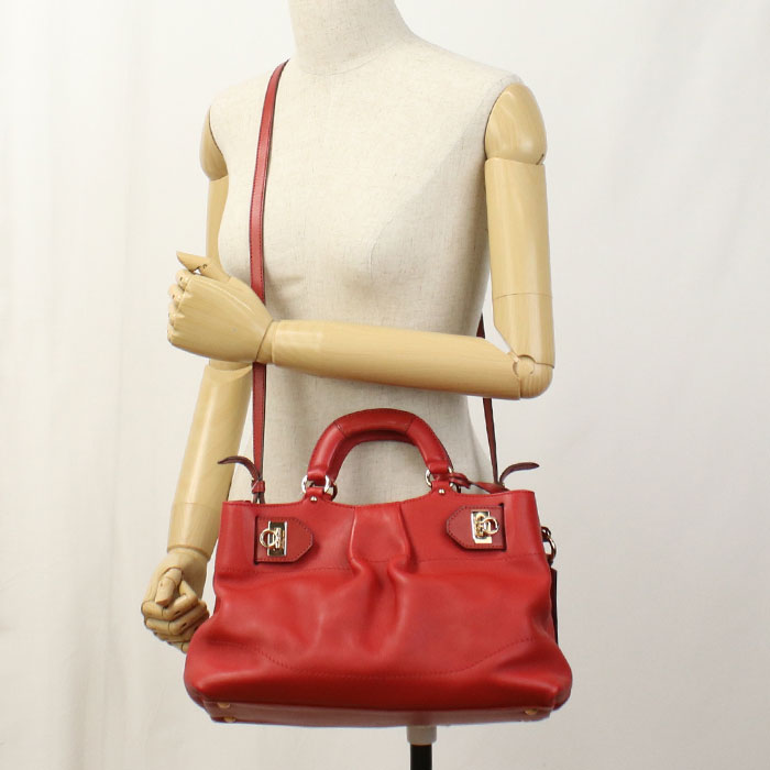 FERRAGAMO 2WAYTote bag Gancini 21 D313 Tote bag Calfskin Women