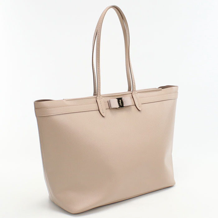 FERRAGAMO Vara ribbon 21-H989 Tote Bag Calfskin Women's