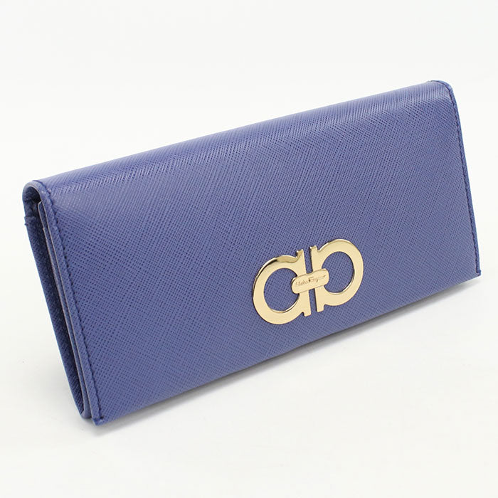 FERRAGAMO Gancini 22 B481 Purse folio Calfskin Women's