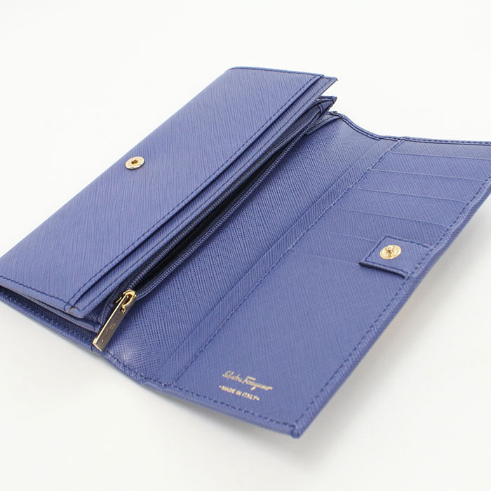 FERRAGAMO Gancini 22 B481 Purse folio Calfskin Women's