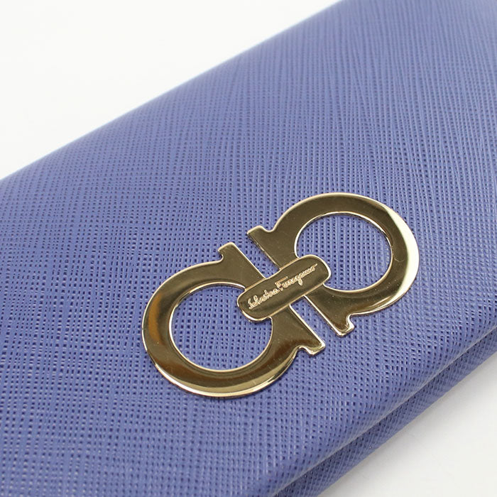 FERRAGAMO Gancini 22 B481 Purse folio Calfskin Women's