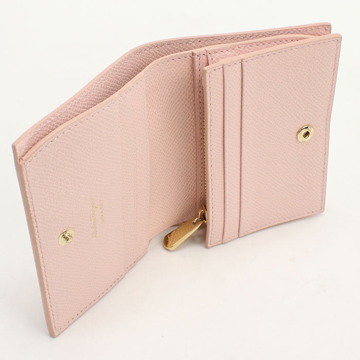 FERRAGAMO Vara ribbon 22 D515 Folded wallet Calfskin Women's