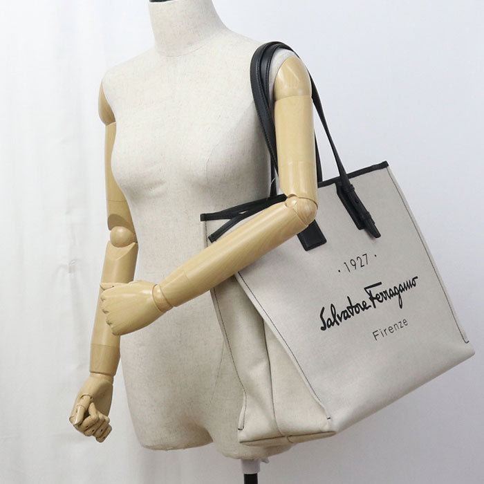 FERRAGAMO 24 0842 Tote Bag canvas unisex