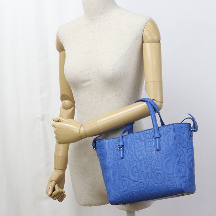 FERRAGAMO 2WAY 21 F963 Tote Bag Calfskin Women's