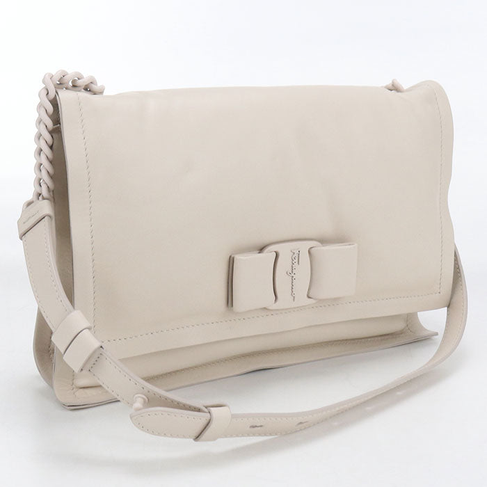 FERRAGAMO Chain Viva Valaribon 21 I287 Shoulder Bag lambskin Women's