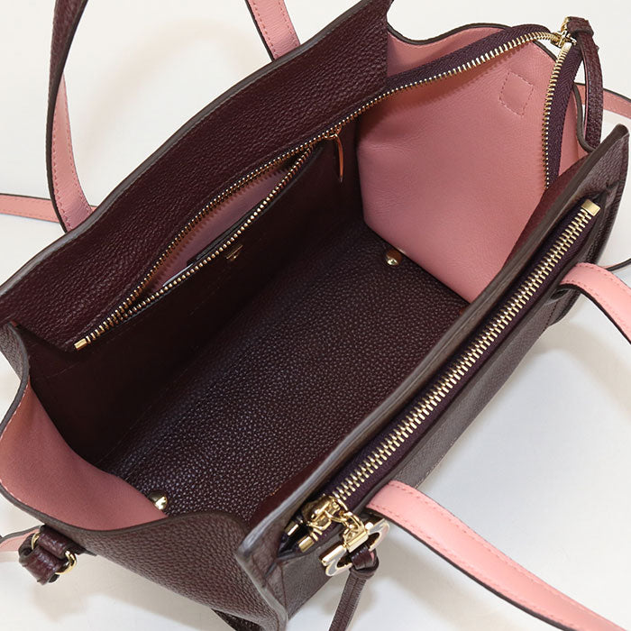 FERRAGAMO 2WAY Gancini 21 F478 Tote Bag Calfskin Women's