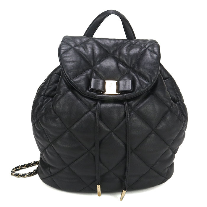 FERRAGAMO Backpack Vala 21 F734 Backpack leather Women