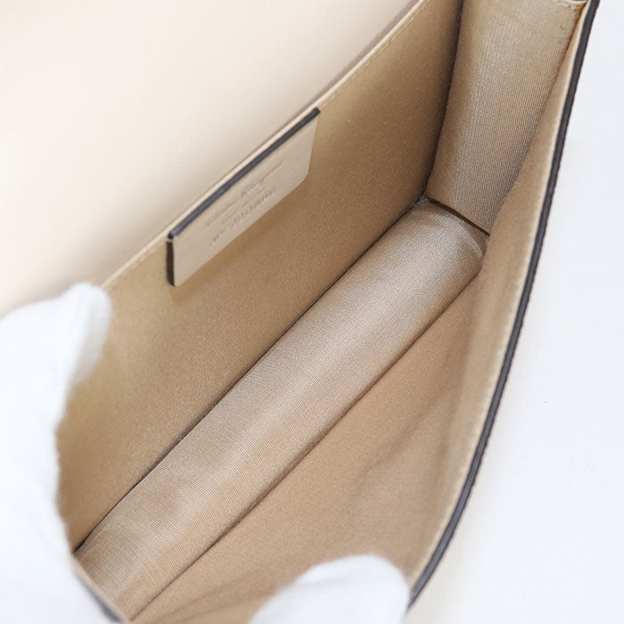 FERRAGAMO 2WAY Gancini 22 D866 Handbag Calfskin Women