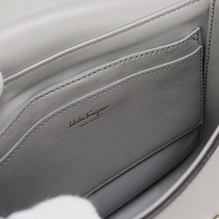 FERRAGAMO Gancini 21 H004 Diagonal shoulder bag leather Women