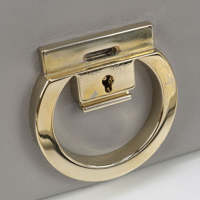 FERRAGAMO Gancini 21 H004 Diagonal shoulder bag leather Women