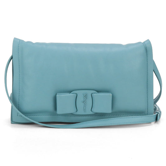 FERRAGAMO Vivabou Vara ribbon 22 0287 Diagonal shoulder bag Calfskin Women