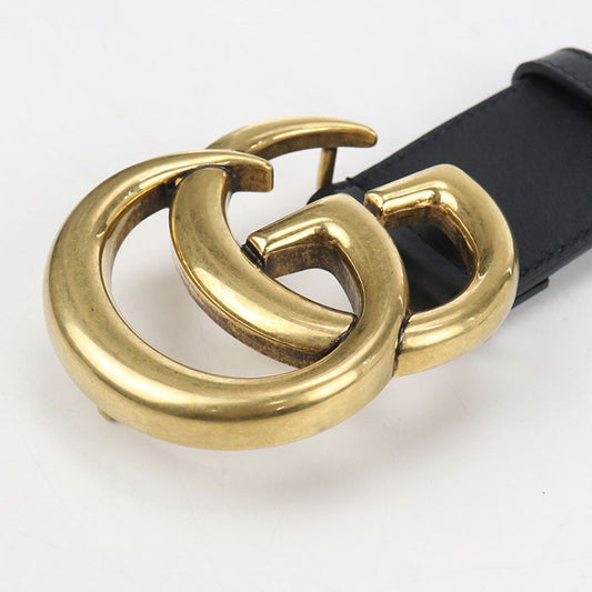 GUCCI Wide belt Double G 400593 AP00T 1000 belt leather Men