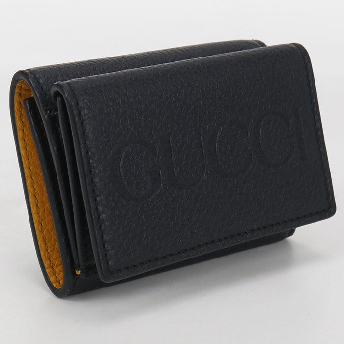 GUCCI Mini wallet GUCCI logo 736151 Tri-fold wallet leather Women