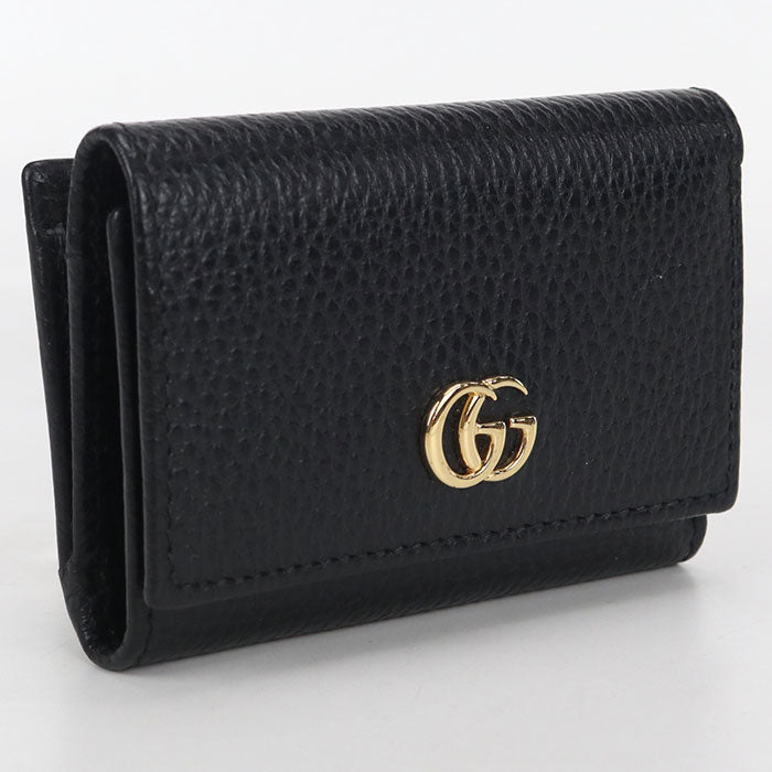 GUCCI Medium wallet GG Marmont Tri-fold wallet leather Women