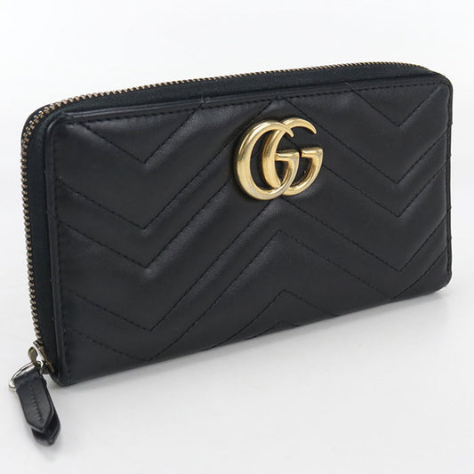 GUCCI Zip around wallet GG Marmont 443123 PurseZip Around leather Women's