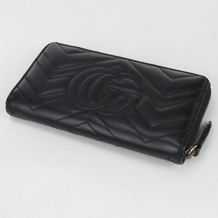 GUCCI Zip around wallet GG Marmont 443123 PurseZip Around leather Women's