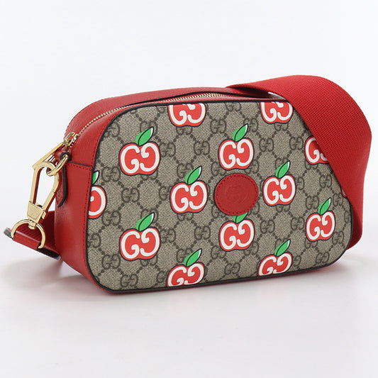 GUCCI GG Apple 574886 Shoulder Bag GG Supreme Women's