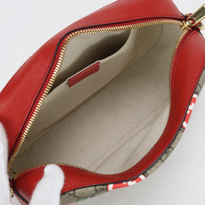 GUCCI GG Apple 574886 Shoulder Bag GG Supreme Women's