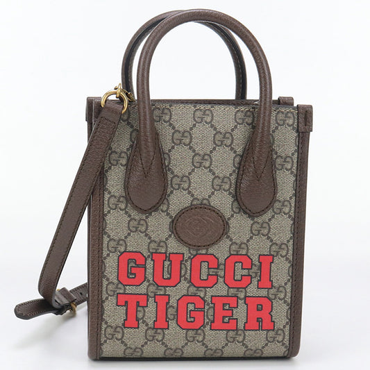 GUCCI 2WAY handbag Interlocking G GU82824 Tote Bag GG Supreme/2WAY handbag Women