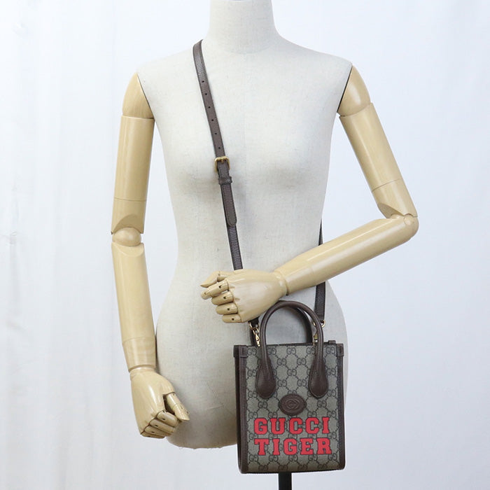 GUCCI 2WAY handbag Interlocking G GU82824 Tote Bag GG Supreme/2WAY handbag Women