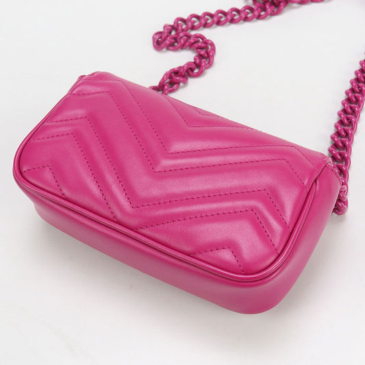 GUCCI ChainShoulder Bag GG Marmont 699757 Shoulder Bag/Quilted leather Women