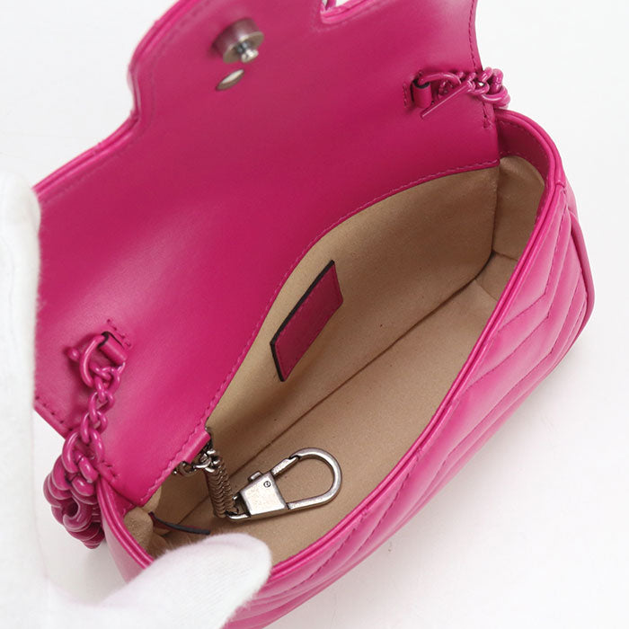 GUCCI ChainShoulder Bag GG Marmont 699757 Shoulder Bag/Quilted leather Women