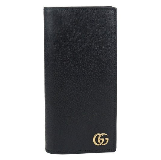 GUCCI Long wallet Double G GU88947 Long wallet with double fold coin purse leather/Long wallet mens