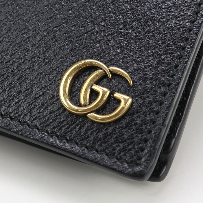GUCCI Long wallet Double G GU88947 Long wallet with double fold coin purse leather/Long wallet mens