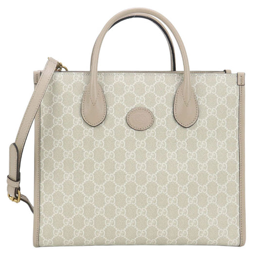 GUCCI 2WAY Interlocking G GU89008 Tote Bag GG Supreme/2WAYTote Bag Women