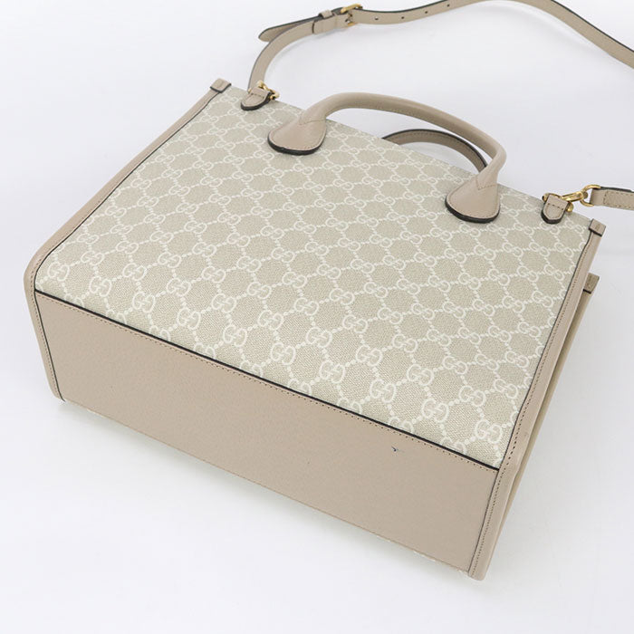 GUCCI 2WAY Interlocking G GU89008 Tote Bag GG Supreme/2WAYTote Bag Women