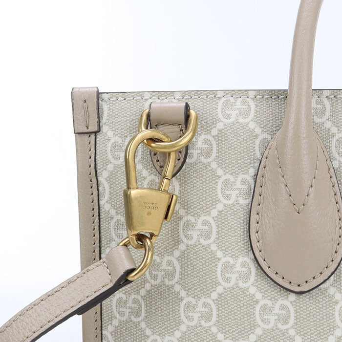 GUCCI 2WAY Interlocking G GU89008 Tote Bag GG Supreme/2WAYTote Bag Women