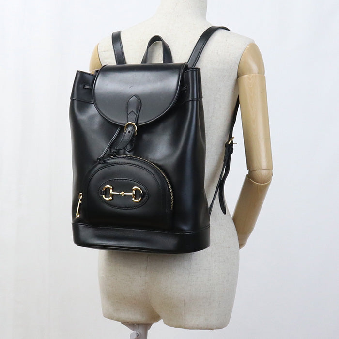 GUCCI Backpack Gucci Horsebit 1955 GU90581 Backpack leather/Backpack Women