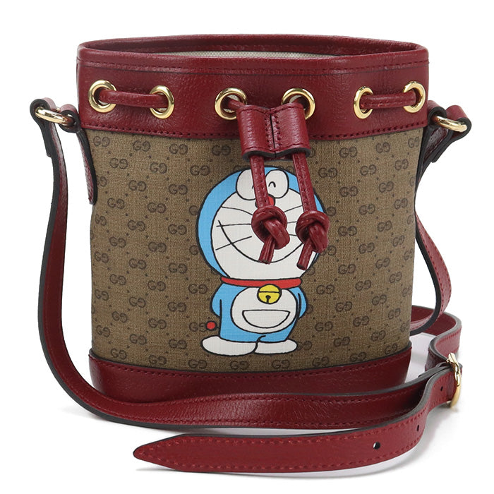 GUCCI Doraemon Micro GG 647801 Diagonal shoulder bag PVC/leather Women